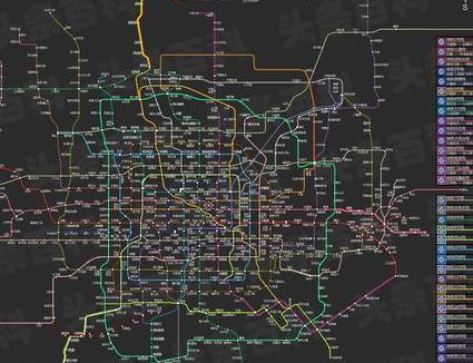 北京地铁未来规划图 北京地铁2025年规划