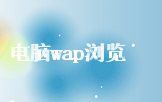 电脑wap浏览器（wap浏览器电脑版）